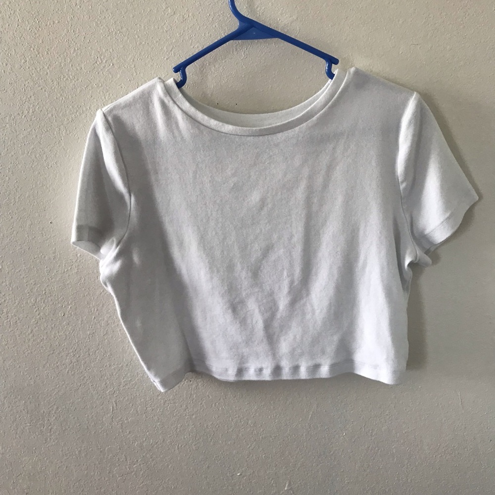 White Crop Top